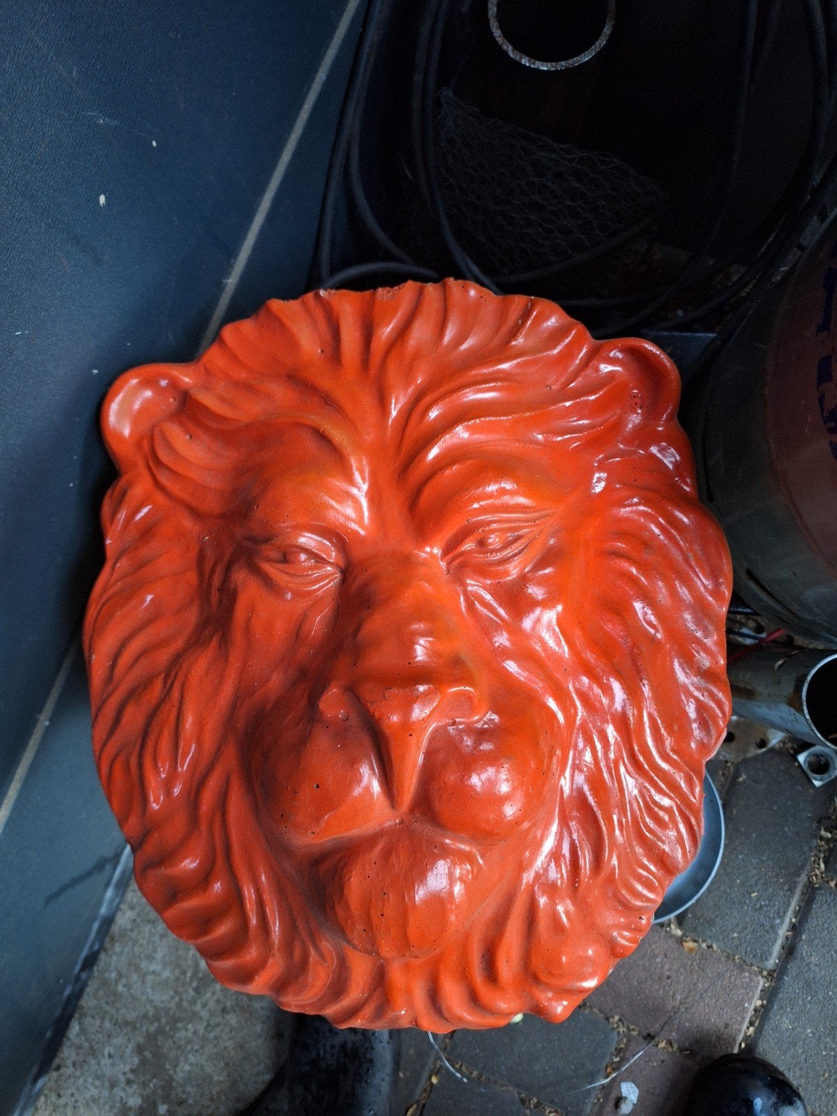 Te koop een oranje leeuwenkop, Ophalen, Oranje of Koningsdag