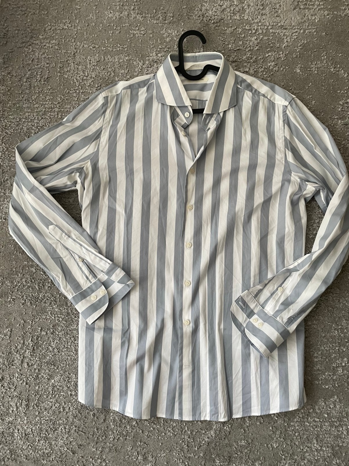 Suitsupply overhemd, Ophalen of Verzenden, Zo goed als nieuw, Blauw, Halswijdte 41/42 (L)