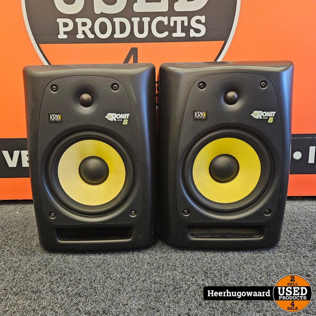 KRK Rokit RP 8 G2 Active Studiomonitoren in Goede Staat, KRK, Gebruikt, Support@krk.com, KRK Systems (a division of Gibson Brands, Inc.)
309 Plus Park Blvd.
Nashville, TN 37217
USA