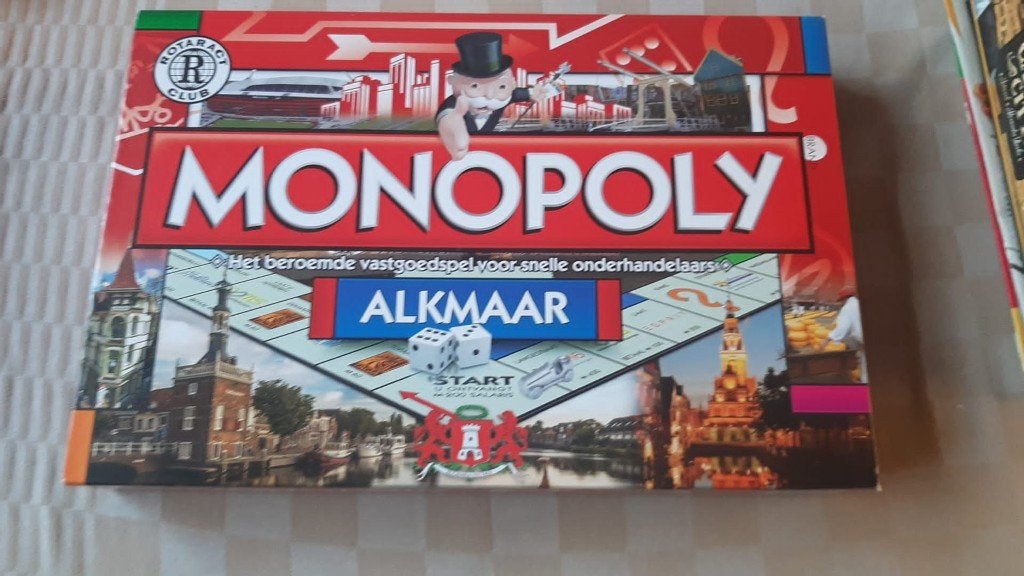 bordspel nieuw Monopoly Alkmaar Monopolie limited, Vijf spelers of meer, Ophalen of Verzenden, Nieuw, Monopoly