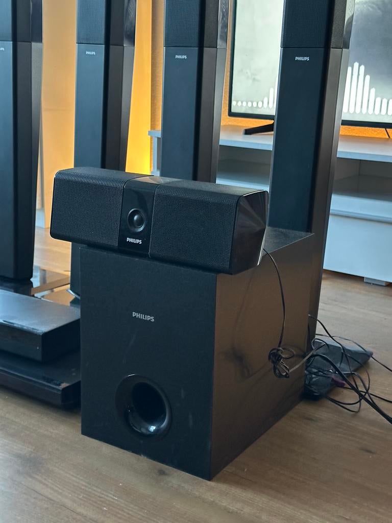 Philips Home Cinema Set HTB5580G/12 - 3D Blu-ray, Audio, Tv en Foto, Home Cinema-sets, Ophalen, Philips, 70 watt of meer, Zo goed als nieuw