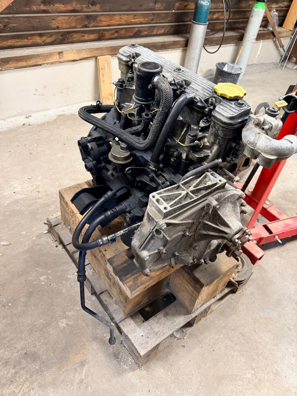 Land Rover Defender 300Tdi Motor - ca. 240.000 km, Auto-onderdelen, Ophalen of Verzenden, Gebruikt, Land Rover