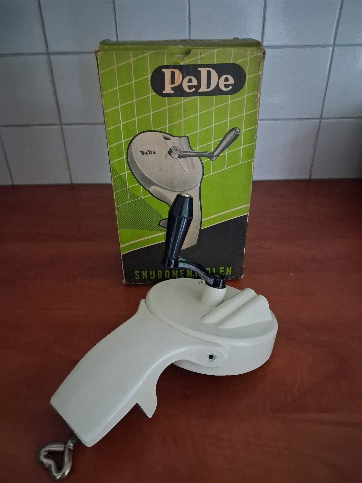 Pede snijbonenmolen in zeer goede staat incl. originele doos, Ophalen of Verzenden