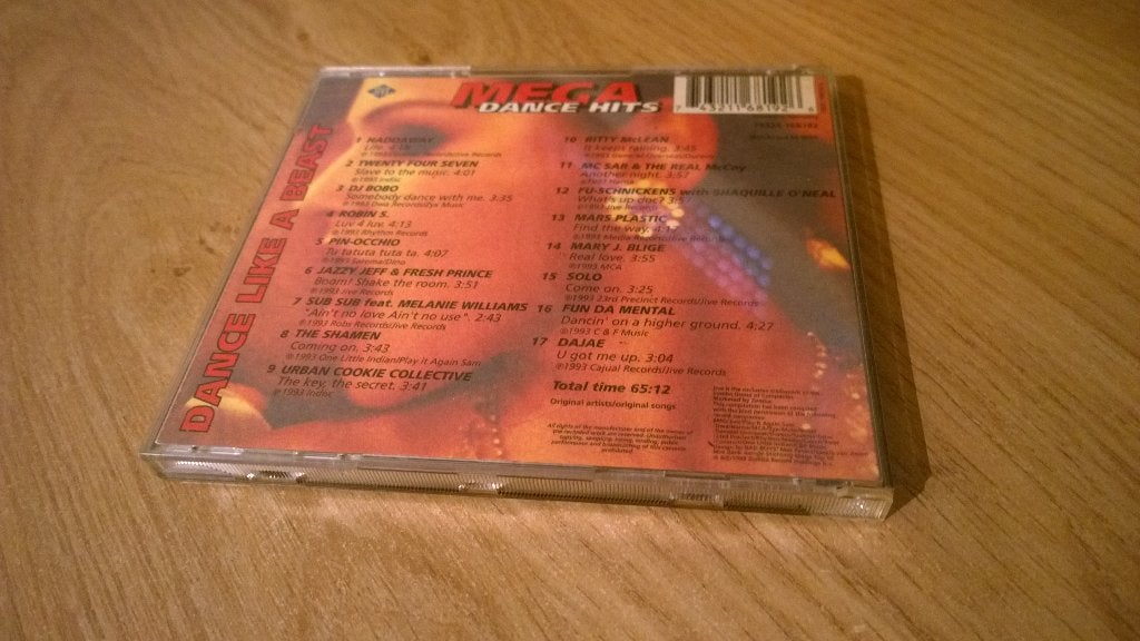 Mega dance hits - dance like a beast, Ophalen, Gebruikt, Dance Populair
