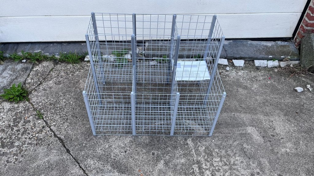 Metalen displayrek, inpakpapierrolhouder, grote partij, Ophalen, Gebruikt, IJzer