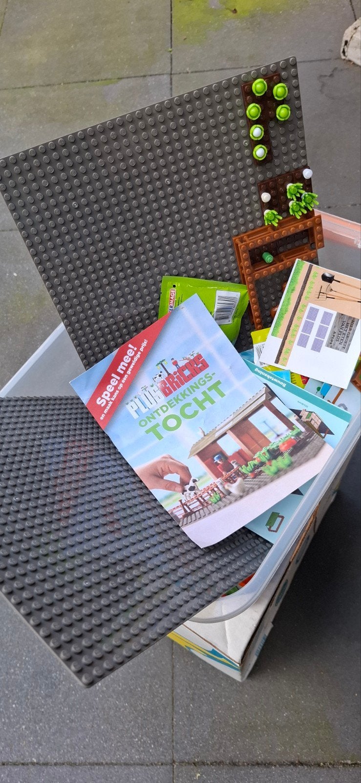 Plus Bricks Ontdekkingstocht bouwstenen en grondplaat, Kinderen en Baby's, Ophalen of Verzenden, Nieuw, Overige merken