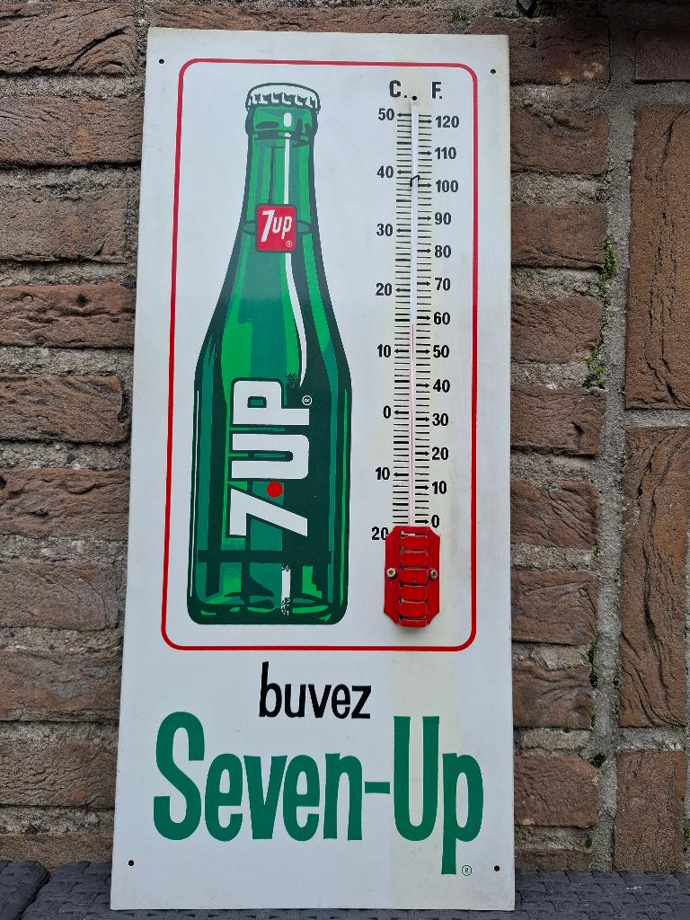 Zeldzaam reclamebord 7Up, Ophalen of Verzenden, Nieuw, Reclamebord