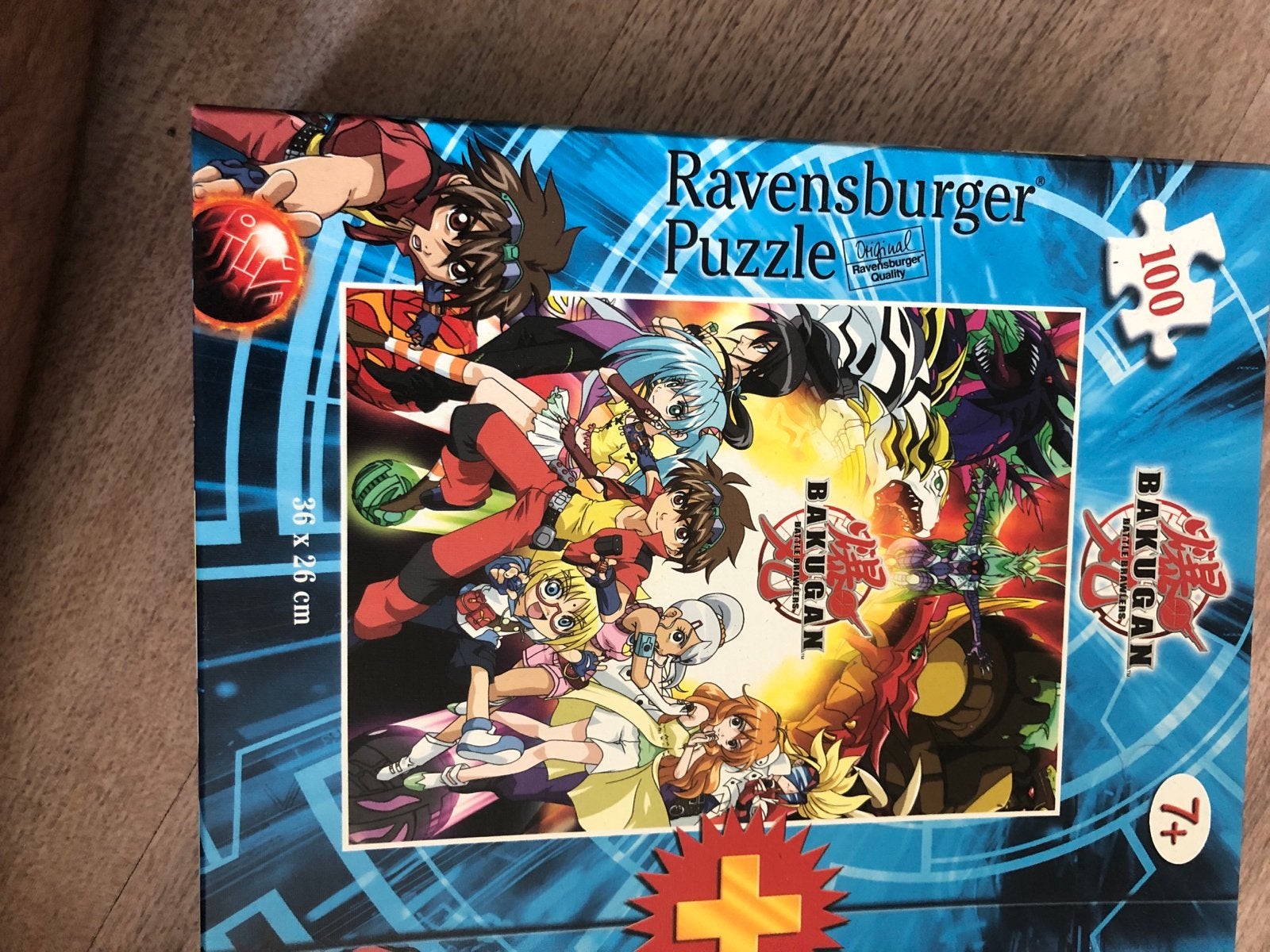 Ravensburger Bakugan Battle Brawlers puzzel 100 stukjes, Ophalen, Meer dan 50 stukjes, Gebruikt, 6 jaar of ouder