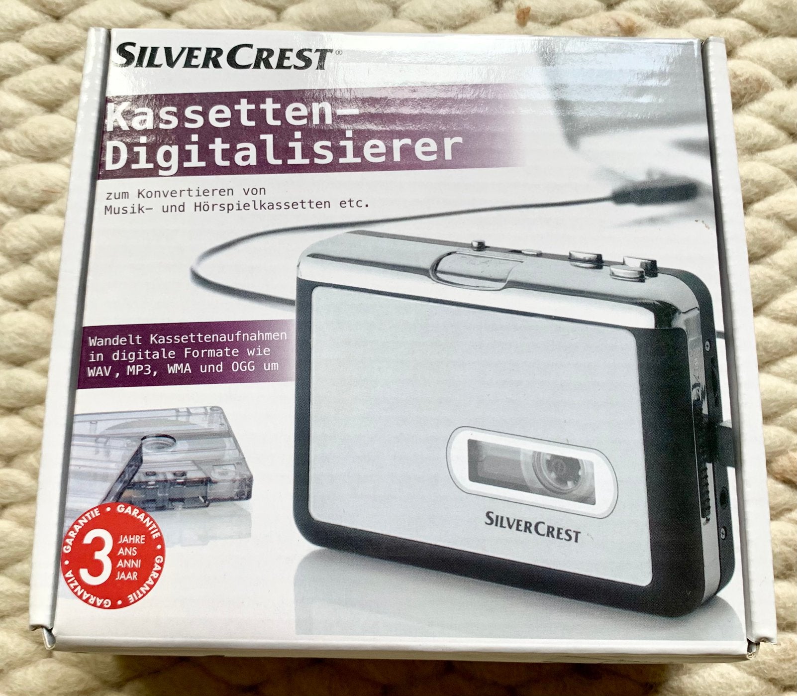 ZGAN! SilverCrest cassettebandjes digitaliseerder / walkman, Walkman, Silvercrest, Ophalen of Verzenden, Nvt