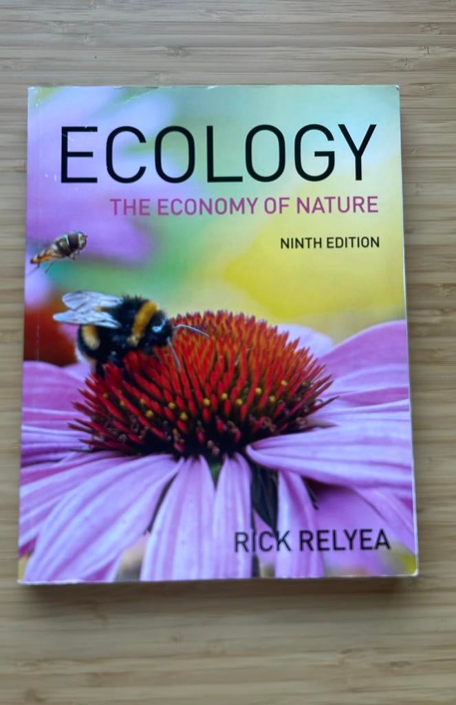 Ecology the economy of nature, Boeken, Studieboeken en Cursussen, Ophalen of Verzenden, Beta, WO