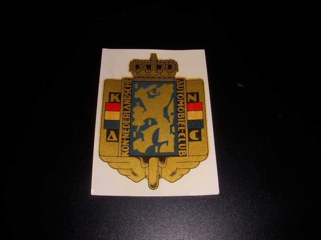 Puntgave oude raamtransfer (sticker ) van de K.N.A.C, Ophalen of Verzenden, Zo goed als nieuw, Auto's