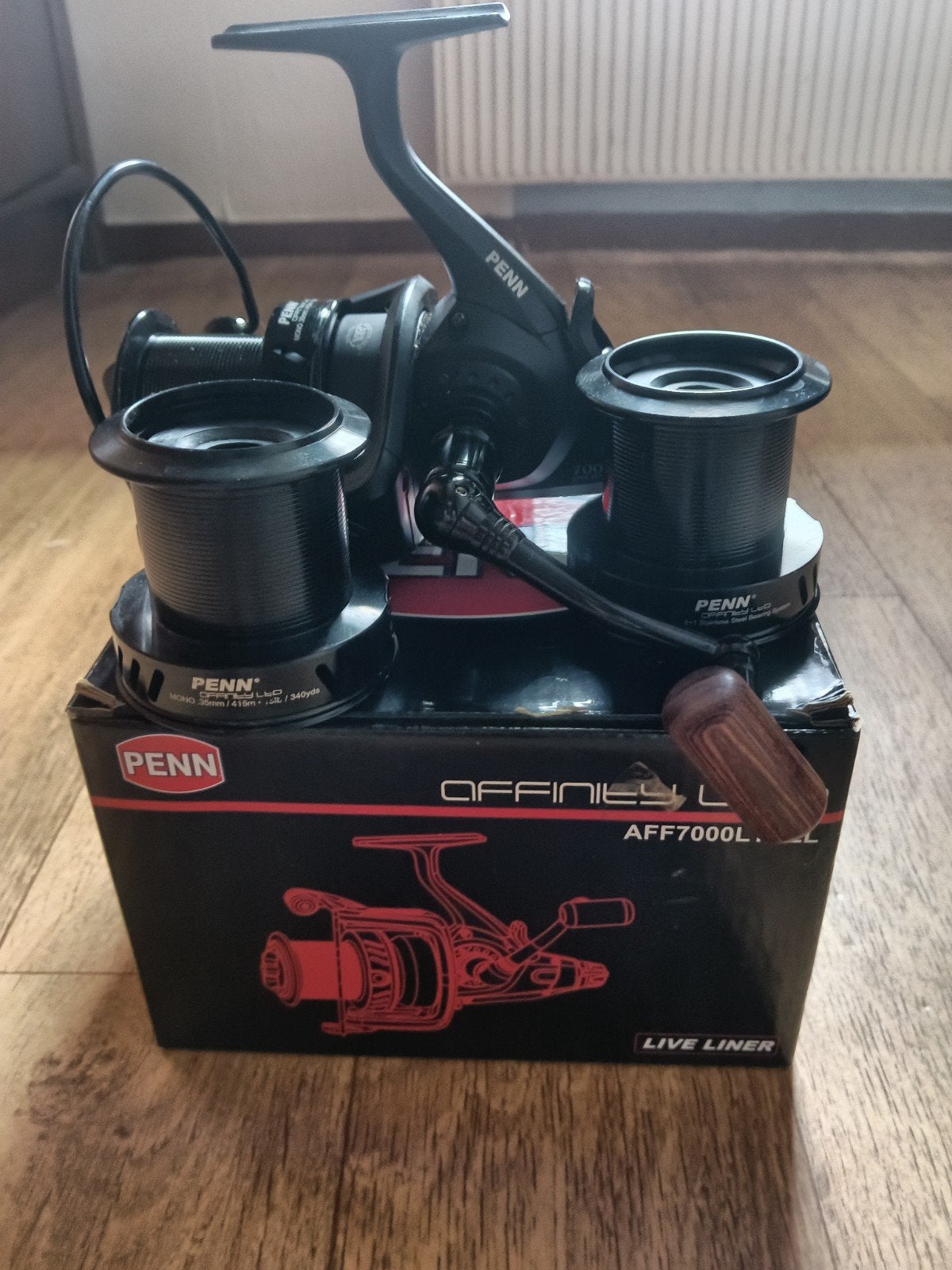 Penn Affinity 7000LTDLL Vismolen met Live Liner, Ophalen