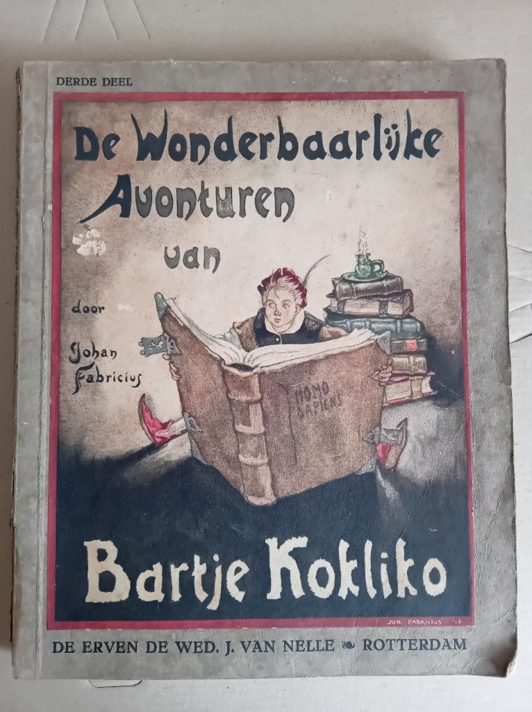 FABRICIUS - WONDERBAARLIJKE AVONT BARTJE KOKLIKO D3 1930 €4, Gelezen, Fictie algemeen, Johan Fabricius, Ophalen of Verzenden