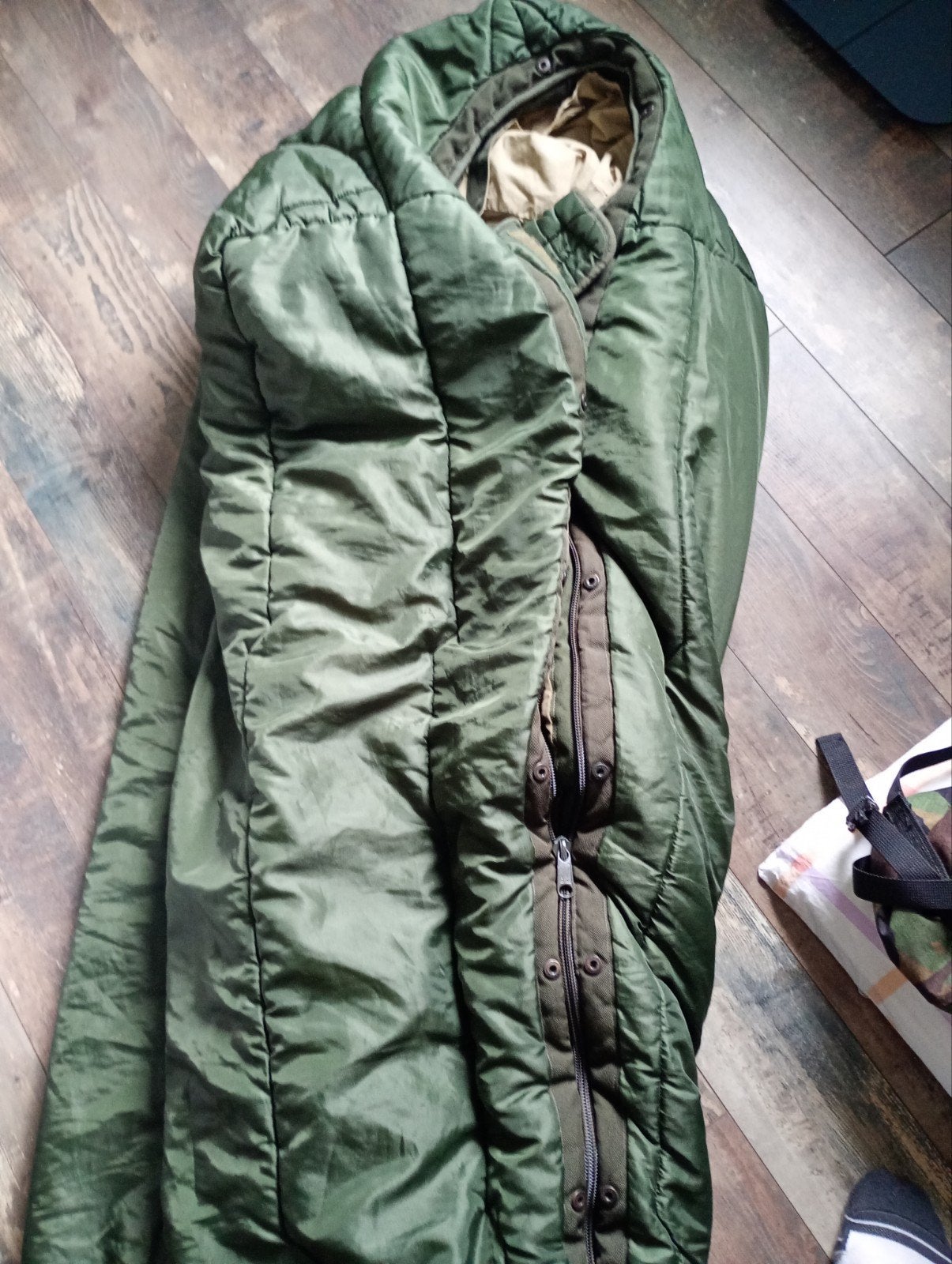 M90 Slaapzak  incl goretex Bivi Bag, Liner en Compressie Zak, Ophalen of Verzenden, Gebruikt