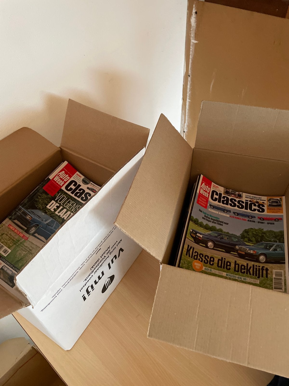 AutoWeek Classics tijdschriften - twee dozen vol, Ophalen, Gelezen, Overige typen