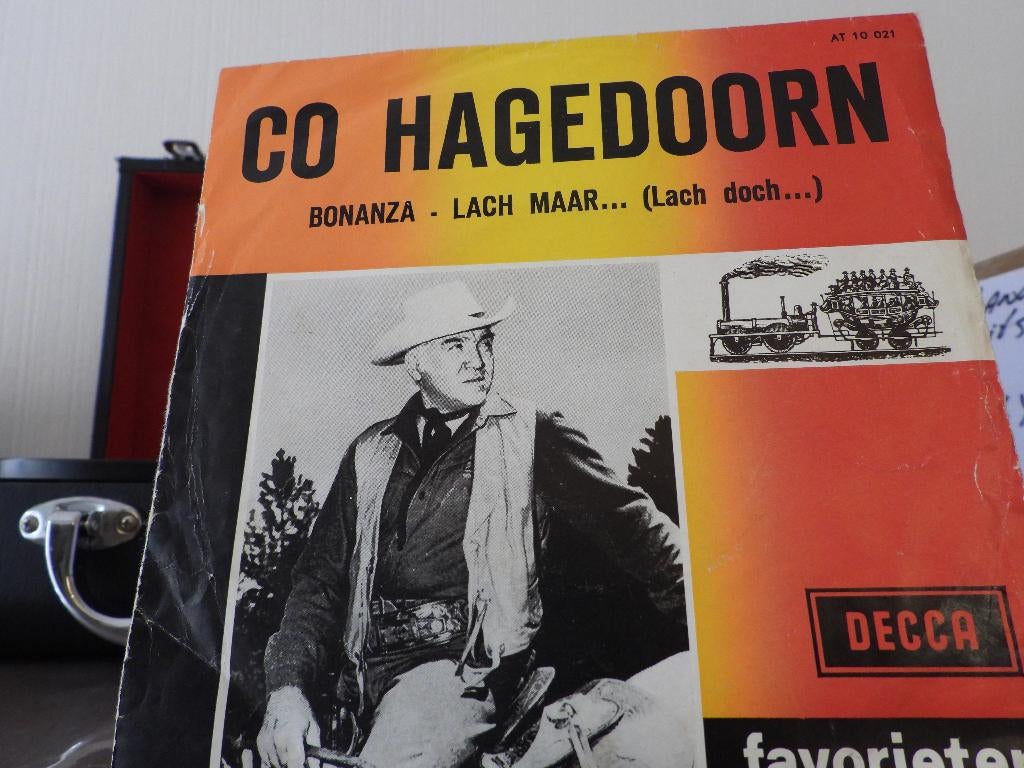 single Co Hagedoorn – Bonanza  - Lach Maar...   1963, Cd's en Dvd's, Vinyl Singles, Ophalen of Verzenden, Gebruikt, Pop, Single