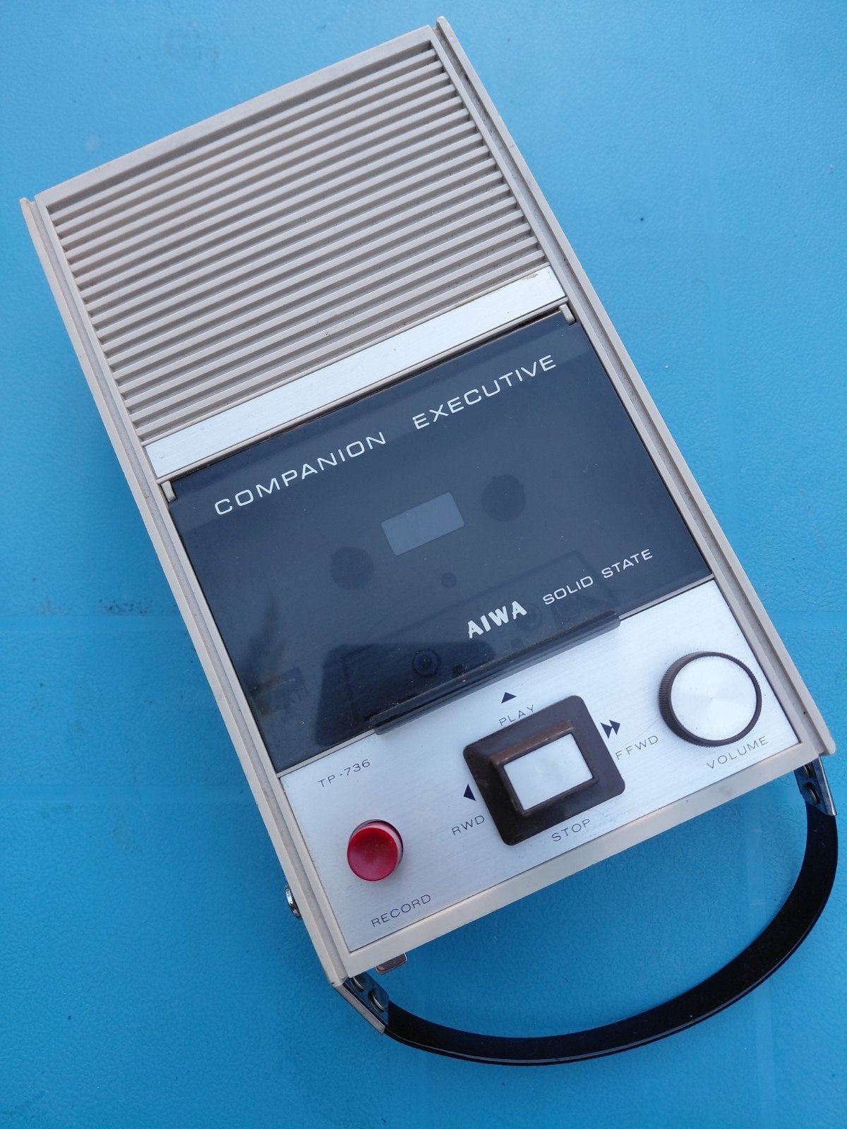 Aiwa TP 736 cassettedeck (jaren 70 ), Audio, Tv en Foto, Cassettedecks, Ophalen of Verzenden, Overige merken
