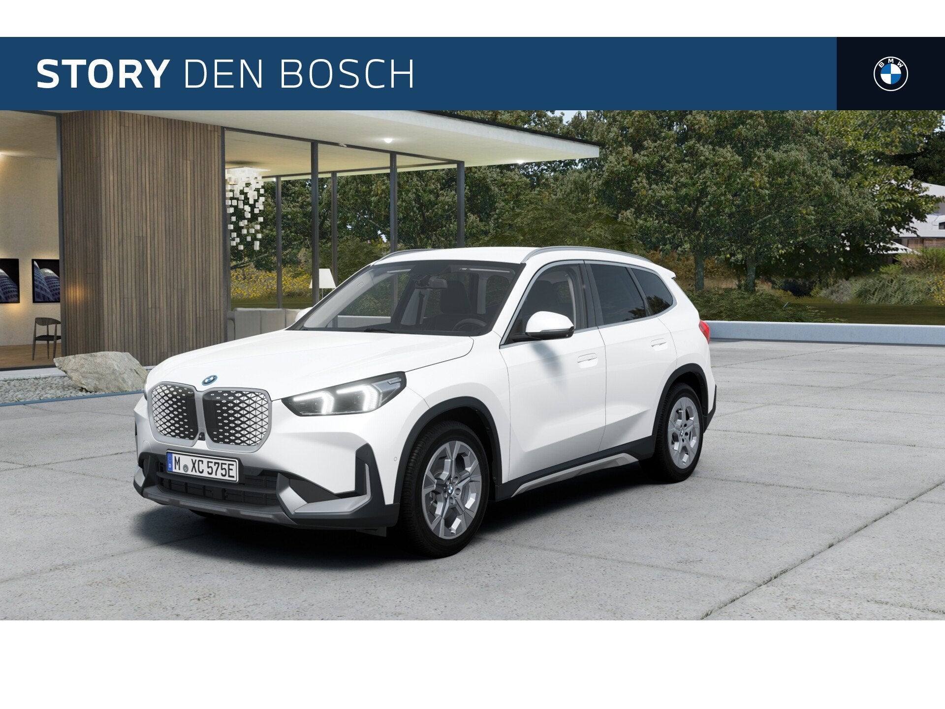 BMW iX1 eDrive20 Pure Edition / Adaptieve LED / Comfort Acce, Auto's, Dealer onderhouden, Zwart, Wit, Leder