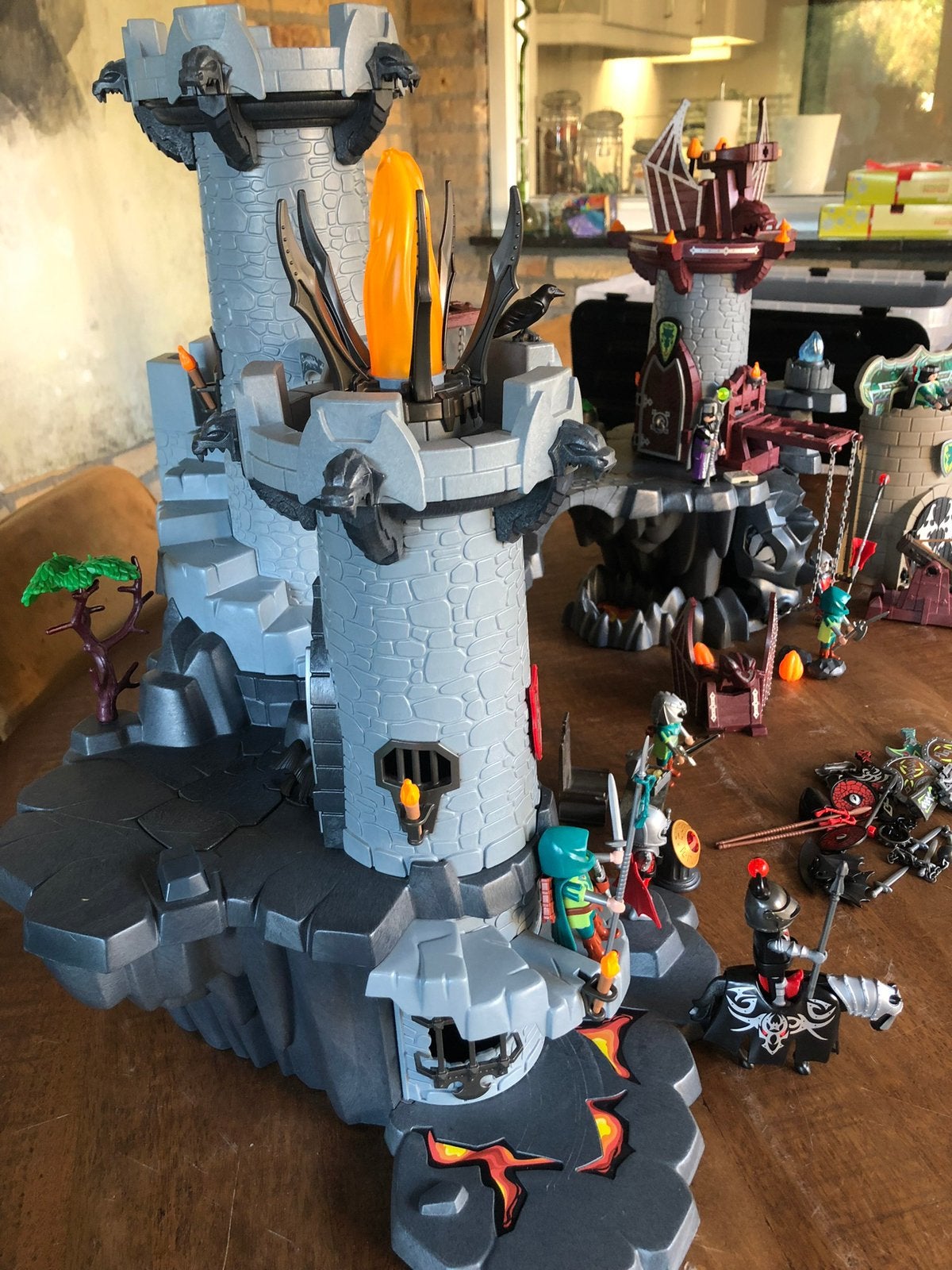 Uitgebreide ridderset, playmobil, Ophalen of Verzenden, Zo goed als nieuw