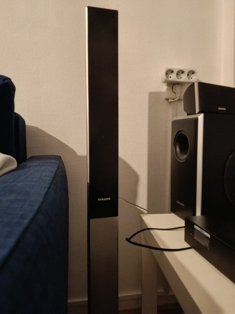 Samsung Home Cinema Sound System with DVD Player, Gebruikt, 70 watt of meer, 5.1-systeem, Dvd-speler