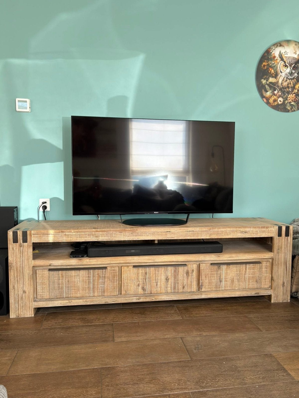Tv kast van de serie Bassano light grey, Huis en Inrichting, Ophalen, Zo goed als nieuw, 200 cm of meer, Minder dan 100 cm