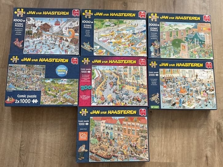 Jan van Haasteren  Diverse puzzels, Ophalen of Verzenden, 500 t/m 1500 stukjes, Gebruikt, Legpuzzel