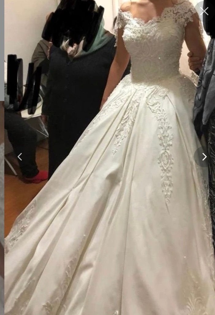 Bruidsjurk €100, Kleding | Dames, Trouwjurk, Wit, Onbekend., Ophalen of Verzenden