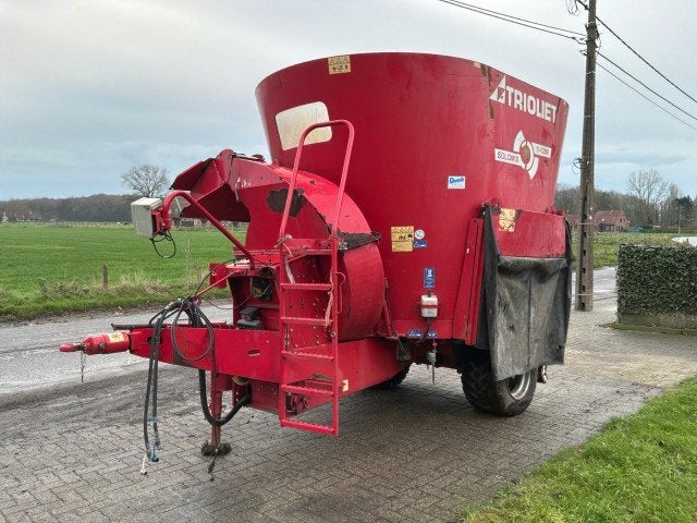Trioliet Solomix 1-1200 Voermengwagen, Veehouderij, Voertechniek