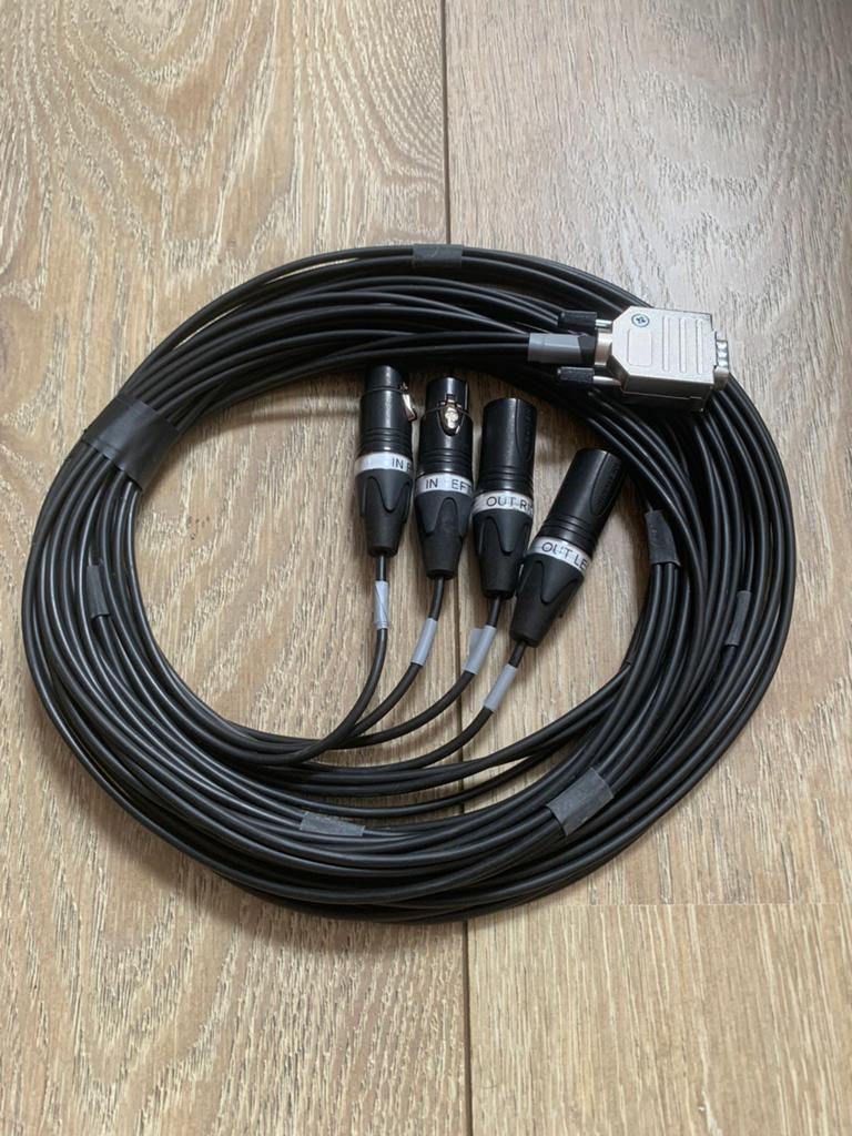 RME kabelset 5m AES en analoog, Audio, Tv en Foto, Audiokabels en Televisiekabels, Ophalen of Verzenden, Zo goed als nieuw, Minder dan 2 meter