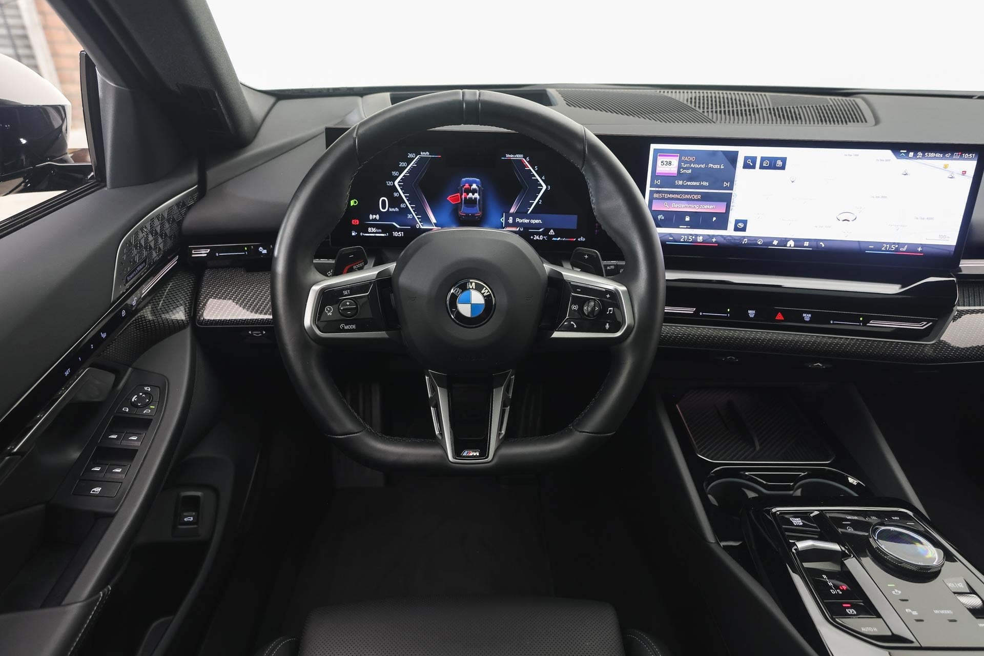 BMW 5 Serie Touring 540d xDrive M Sport High Executive Autom, Auto's, Zwart, 2993 cc, Met garantie (alle), Zwart