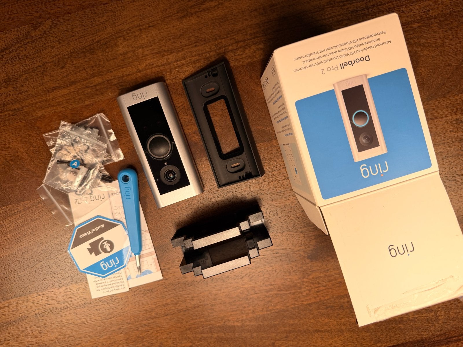 Ring Doorbell Pro 2 - Slimme Video Deurbel, Ophalen, Zo goed als nieuw, Buitencamera