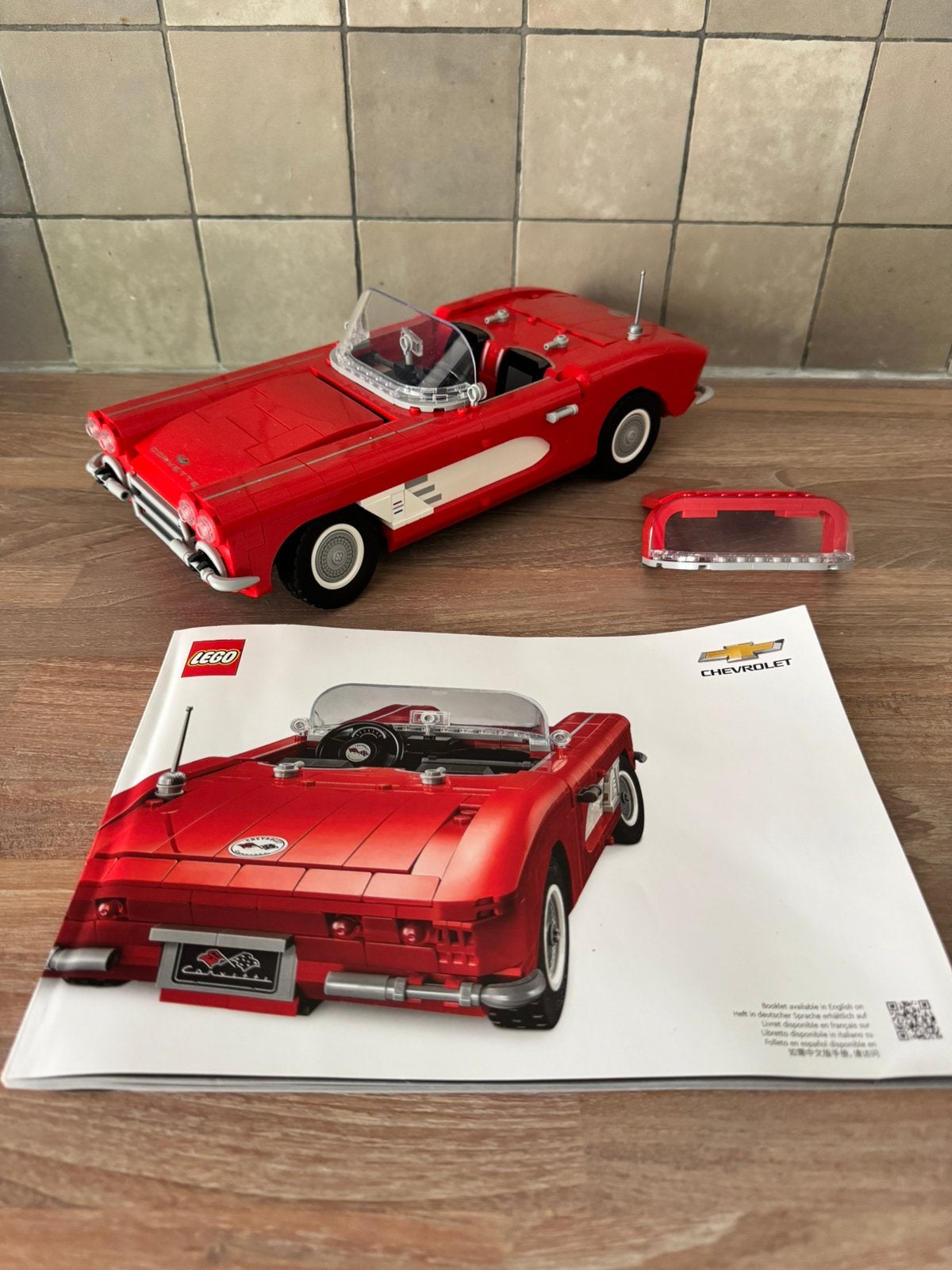 Lego Icons Corvette (10321), Kinderen en Baby's, Speelgoed | Duplo en Lego, Lego, Compleet, Ophalen of Verzenden, Zo goed als nieuw