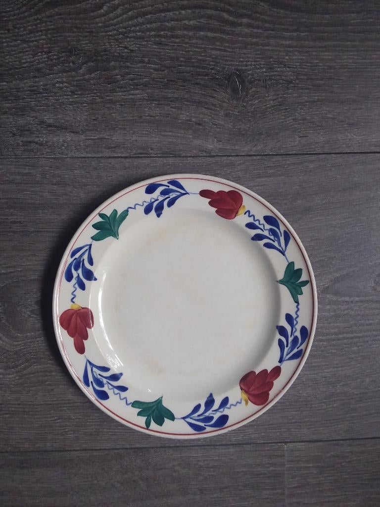 1 plat bord Boerenbont Mosa Maastricht, Ophalen