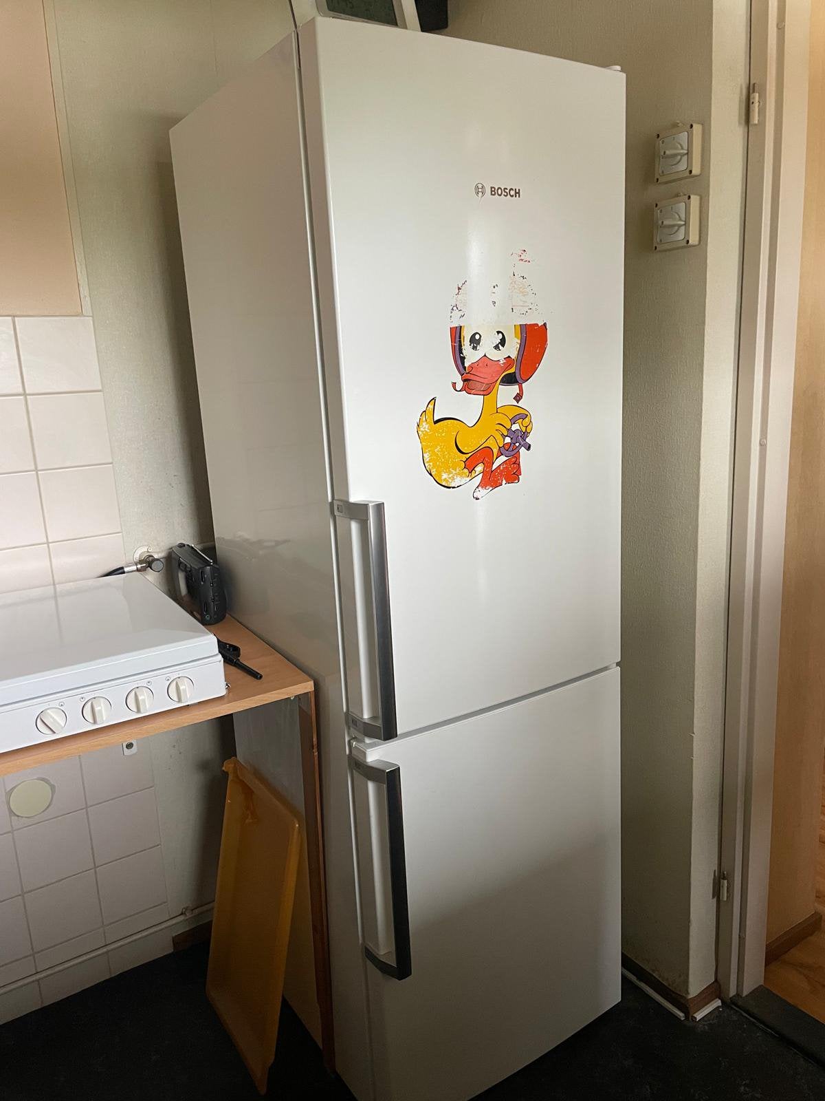 Bosch Koelvries combinatie, Ophalen, Gebruikt, 200 liter of meer, Met aparte vriezer