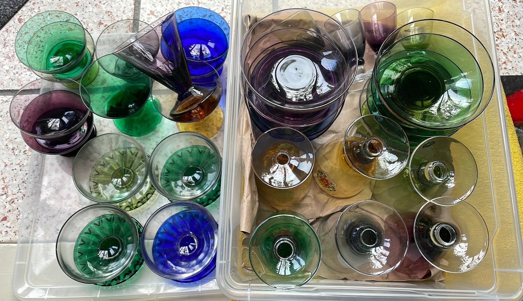 Verboeket carnaval glas, Ophalen of Verzenden