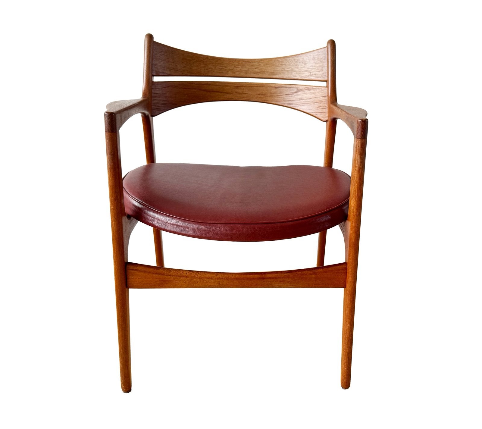 midcentury Deens Design stoelen (Erik Buch), Ophalen, Gebruikt, Twee, Bruin