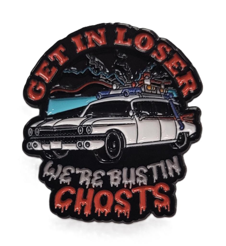 Get in loser ghost busting pin van metaal speldje pins, Info@deconoord.nl, Deco Noord, Nieuw, Ophalen of Verzenden