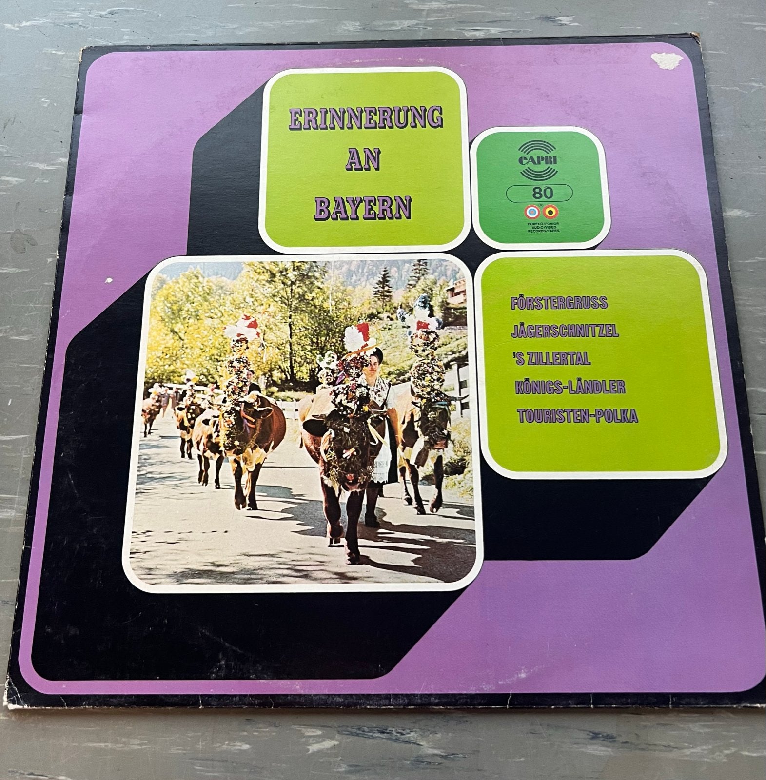 Erinnerung an Bayern - Capri 80 LP, Ophalen of Verzenden, Gebruikt, 12 inch, LP