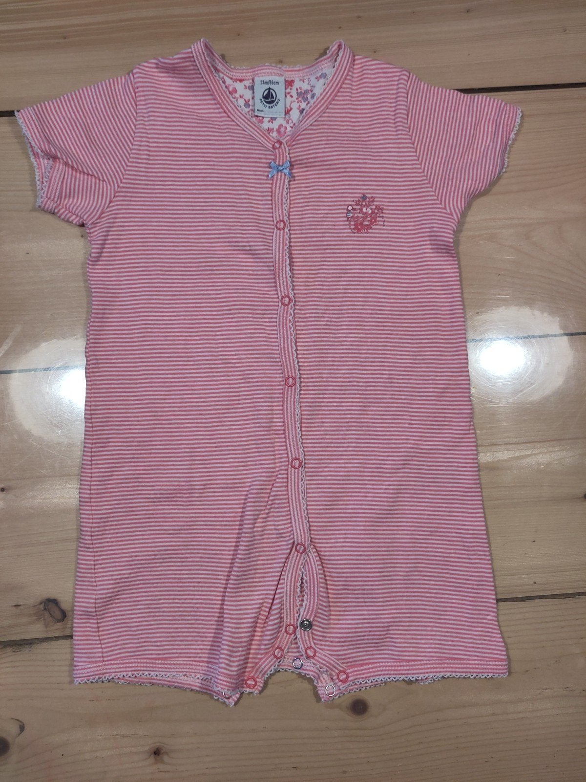 Petit Bateau pyjama maat 86, Kinderen en Baby's, Ophalen of Verzenden, Zo goed als nieuw, Meisje, Nacht- of Onderkleding