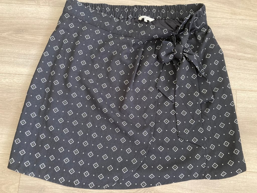 Korte rok, maat M, Blauw, Gedragen, Boven de knie, Bien Bleu