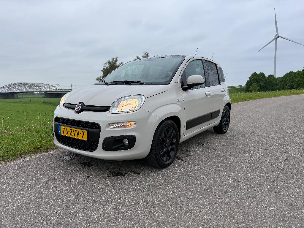 Fiat Panda 0.9 Twinair 48KW 2013 Beige Airco Panoramadak, Auto's, Euro 5, Stof, 31 €/maand, Panda