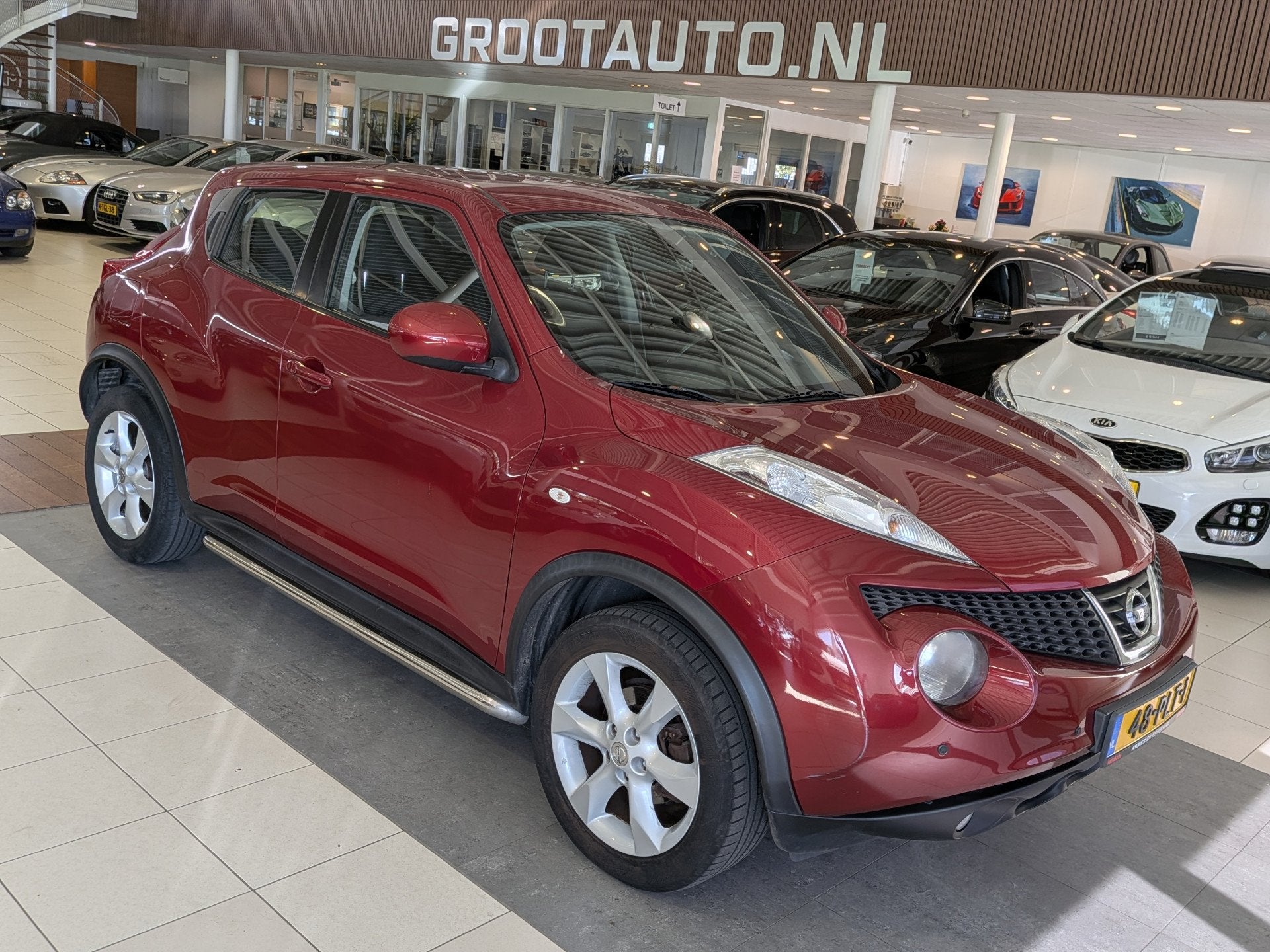 Nissan Juke 1.6 Acenta Eco Airco, Cruise Control, Trekhaak,, Euro 5, Stof, 4 cilinders, 49 €/maand