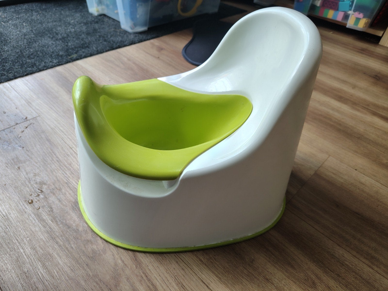 IKEA LÖCKIG Potje - Wit/Groen, Ophalen of Verzenden, Gebruikt