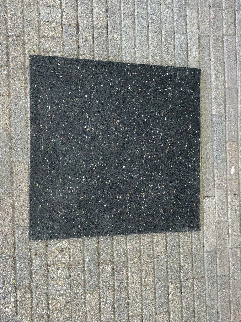 Rubberen mat, Ophalen, Zo goed als nieuw, Rubber