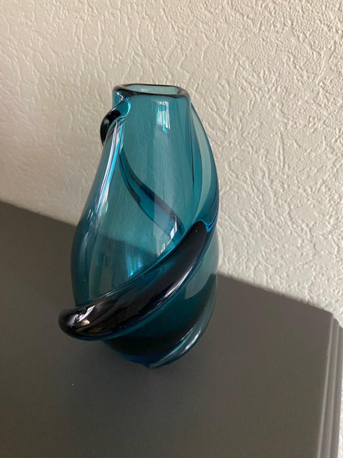 Vintage vaas Art Glass Azure, Ophalen of Verzenden