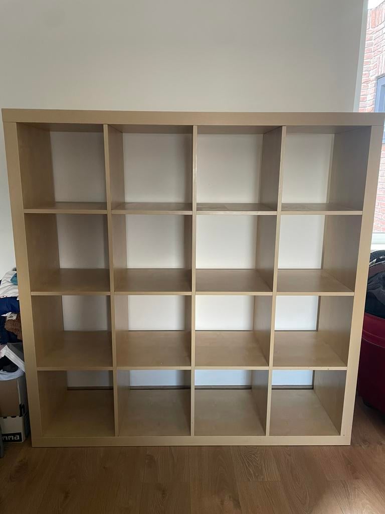 Ikea Kallax 4 x 4, 30 euro, Ophalen, Gebruikt, 150 tot 200 cm, Wood color