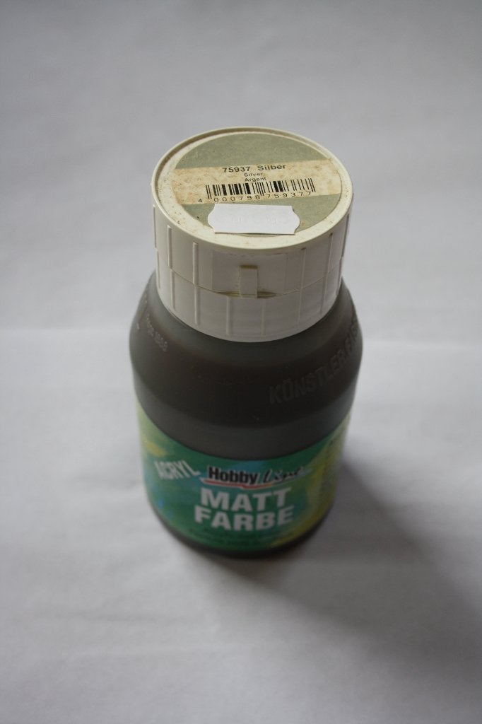 Matt Farbe acryl mat zilver 500ml, Verzenden, Nieuw, Acrylverf