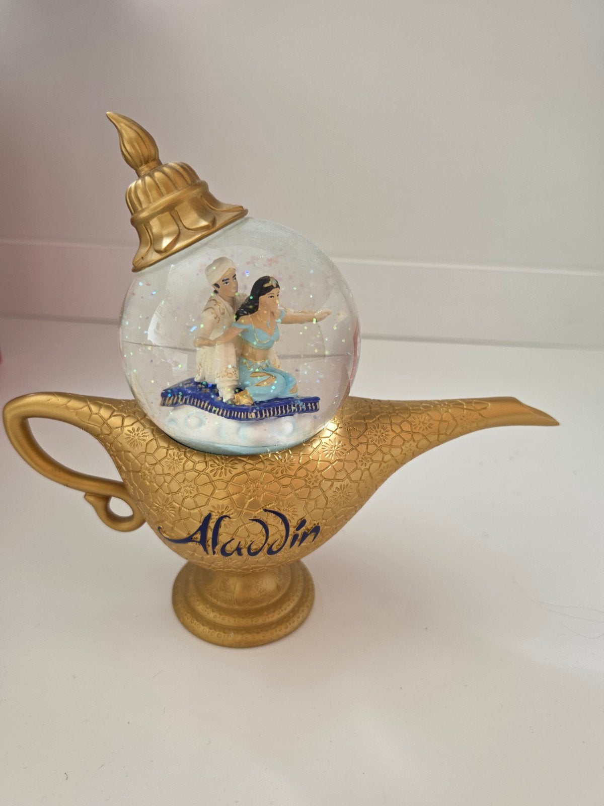 Disney Aladdin Sneeuwbol met figuren, Ophalen, Overige figuren, Zo goed als nieuw, Beeldje of Figuurtje