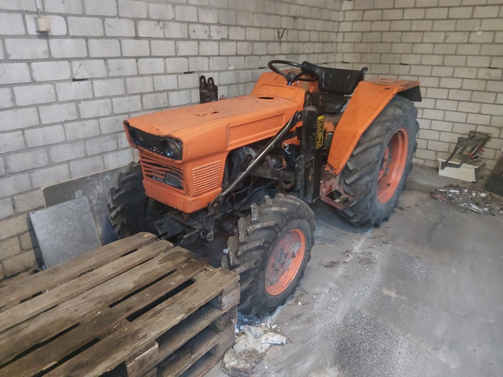 Kubota l245dt tuin trekker met frontlader, Ophalen of Verzenden, Gebruikt