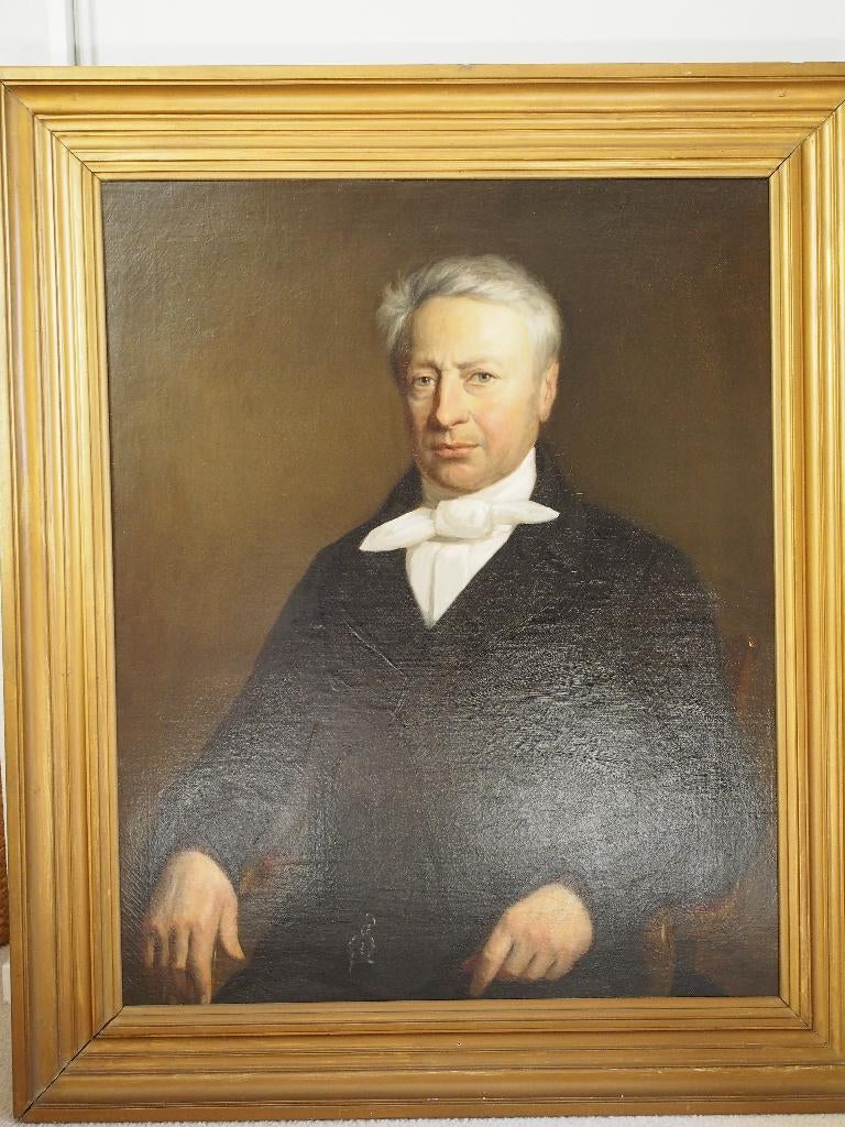 Portret Antonius Haakma Janssonius wijnkoper te Groningen, Antiek en Kunst, Ophalen